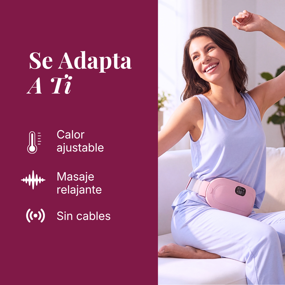 SAVIA Cinturón Térmico Menstrual