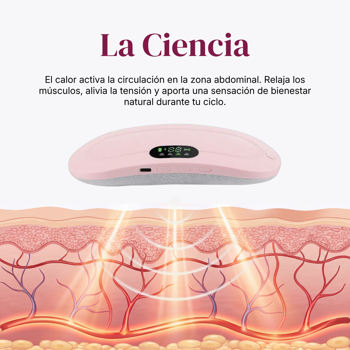 SAVIA Cinturón Térmico Menstrual